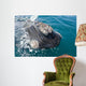 Southern Right Whale Raising Wall Decal Design 2