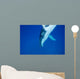 Diving Humpback Whale Calf Wall Decal Design 3