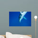 Diving Humpback Whale Calf Wall Decal Design 3