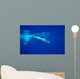 Diving Humpback Whale Calf Wall Decal Design 1
