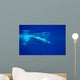 Diving Humpback Whale Calf Wall Decal Design 1