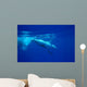 Diving Humpback Whale Calf Wall Decal Design 1