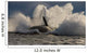 Southern Right Whale Breaching Wall Decal Design 7