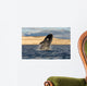 Southern Right Whale Breaching Wall Decal Design 4
