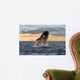 Southern Right Whale Breaching Wall Decal Design 4