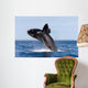 Southern Right Whale Breaching Wall Decal Design 2