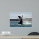 Southern Right Whale Slaps Wall Decal Design 3