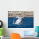 Southern Right Whale White Wall Decal Design 2