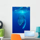 Humpback Whale Megaptera Novaeangliae Wall Decal Design 1