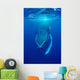 Humpback Whale Megaptera Novaeangliae Wall Decal Design 1