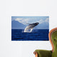Humpback Whale Breaching inside Wall Decal