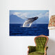 Humpback Whale Breaching inside Wall Decal