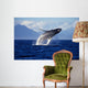 Humpback Whale Breaching inside Wall Decal