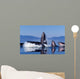 Group Humpback Whale Feeding Wall Decal Design 3