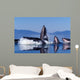 Group Humpback Whale Feeding Wall Decal Design 3