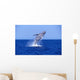Humpback Whale Breaching Lower Wall Decal