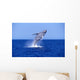 Humpback Whale Breaching Lower Wall Decal