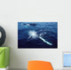 Humpback Whale Resting Gulf Wall Decal Design 2