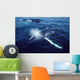 Humpback Whale Resting Gulf Wall Decal Design 2