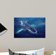 Humpback Whale Resting Gulf Wall Decal Design 1