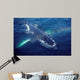 Humpback Whale Resting Gulf Wall Decal Design 1