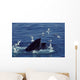 Humpback Whale Feeding Gulf Wall Decal