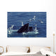 Humpback Whale Feeding Gulf Wall Decal