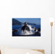 Group Humpback Whale Feeding Wall Decal Design 2