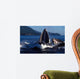 Group Humpback Whale Feeding Wall Decal Design 1
