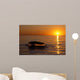 Northern Right Whale Sunset Wall Decal Design 1