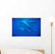Group Sperm Whale Swimming Wall Decal Design 2