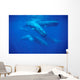 Group Sperm Whale Swimming Wall Decal Design 2