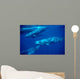 Group Sperm Whale Swimming Wall Decal Design 1