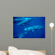 Group Sperm Whale Swimming Wall Decal Design 1