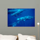 Group Sperm Whale Swimming Wall Decal Design 1