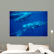 Group Sperm Whale Swimming Wall Decal Design 1