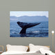 Tail Fluke Blue Whale Wall Decal Design 1