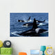 Pod Transient Killer Whales Wall Decal