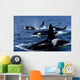 Pod Transient Killer Whales Wall Decal