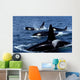 Pod Transient Killer Whales Wall Decal