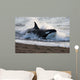 Killer Whale Hunting South Wall Decal