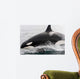 Transient Killer Whale Leaping Wall Decal Design 2