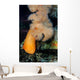 White-plumed Anemone Metridium Giganteum Wall Decal