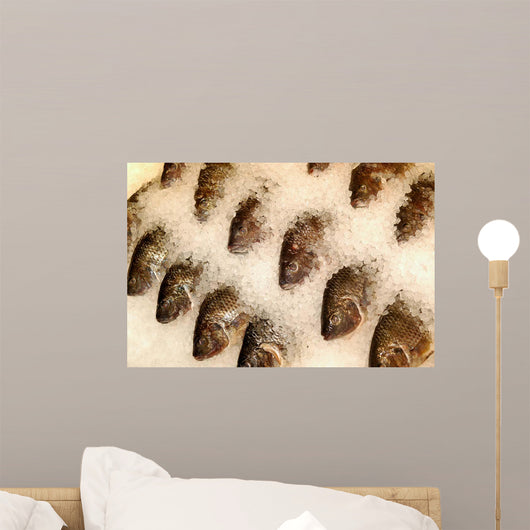 Tilapia Ice Seafood Market Wall Decal