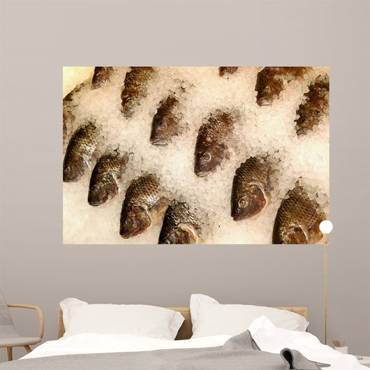 Tilapia Ice Seafood Market Wall Decal