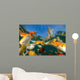 Koi Freshwater Carp Raised Wall Decal Design 6