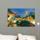Koi Freshwater Carp Raised Wall Decal Design 6