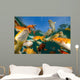 Koi Freshwater Carp Raised Wall Decal Design 6