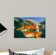 Koi Freshwater Carp Raised Wall Decal Design 5