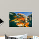 Koi Freshwater Carp Raised Wall Decal Design 5